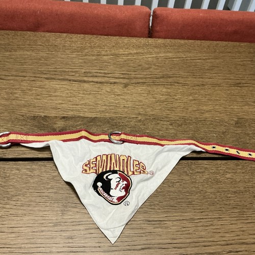 FSU FLORIDA STATE SEMINOLES DOG COLLAR BANDANA