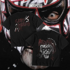 Pentagon Jr Cero Miedo WWE Heavy Cotton Shirt Penta El Zero Tshirt Lucha Libre W