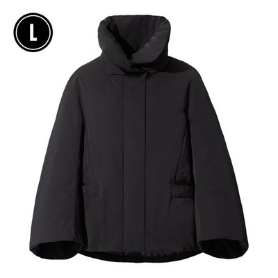 【新品・未使用】UNIQLO ユニクロ ジル・サンダー JIL SANDER UNIQLO +J Jil Sander Hybrid Down Jacket BLACK WOMEN L 432604 Japan