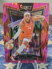 Aaliyah Edwards 2025 Select WNBA Pink Flash Prizm #32 Sun