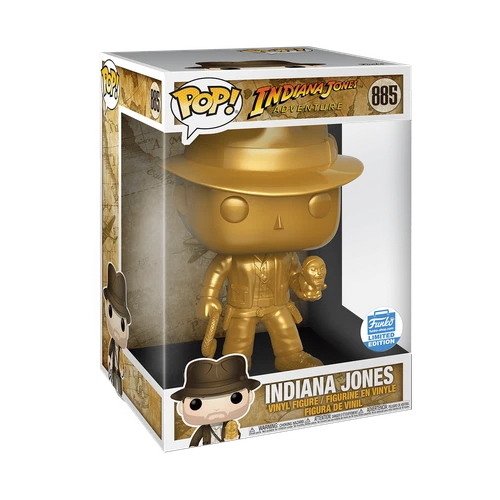 Funko POP! Movies Indiana Jones Gold Supersized #885 Funko Exclusive