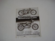 advertising Pubblicità 1981 MOTO GUZZI V35 V 35 IMOLA
