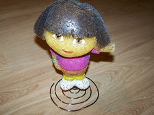 Dora the Explorer Night Light Fixture Doll Shape Base Stand Lamp No Cord / Bulb