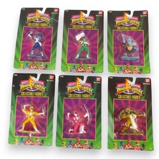 Mighty Morphin Power Rangers Mmpr Mini Action Figures - Cake Topper - Orig 1993