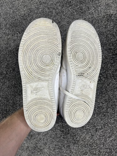 Nike Court Vision Low Next Nature Mens US 9 Triple White Basketball Sneakers - Picture 5 of 8