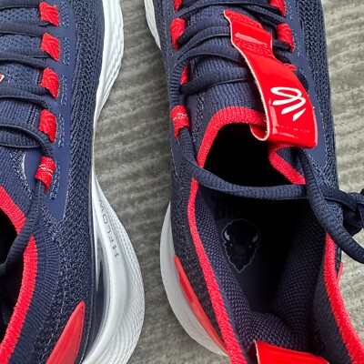 Under Armour Curry 8 TB Howard Bison PE HBCU Red Blue Size  display picture 1