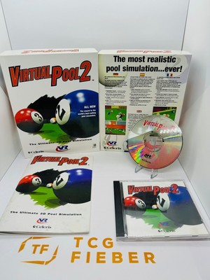 PC - CD-ROM - virtual pool - 2 - VR Sports - Big Box