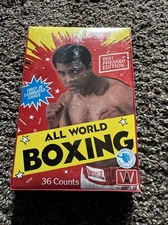 all world boxing trafing card box
