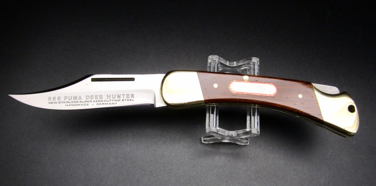 PUMA VTG DEER HUNTER 965 SUPER KEEN CUTTING Knife 1978 Made In 