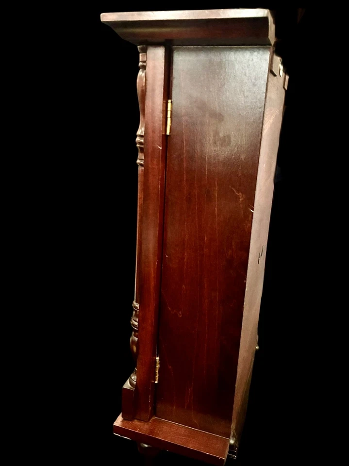 Vintage Kassel 31 días cuerda reloj de pared péndulo llave timbre hora video Foto 4 de 4