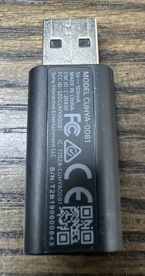 Sony Playstation PS4 PRO Gold Headset Wireless Dongle USB Adapter CUHYA