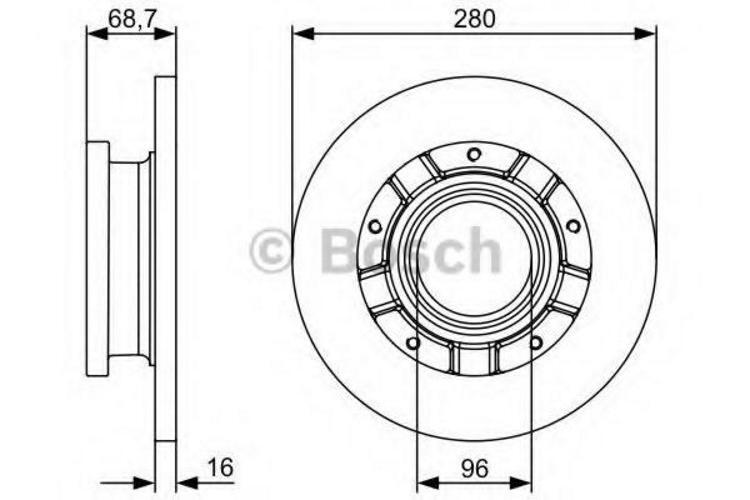 Disque De Frein FEBI BILSTEIN 04630