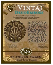 Sizzix Deco Motif DecoEmboss die #657656 Retail $14.99 by Vintaj - Emboss Metal!