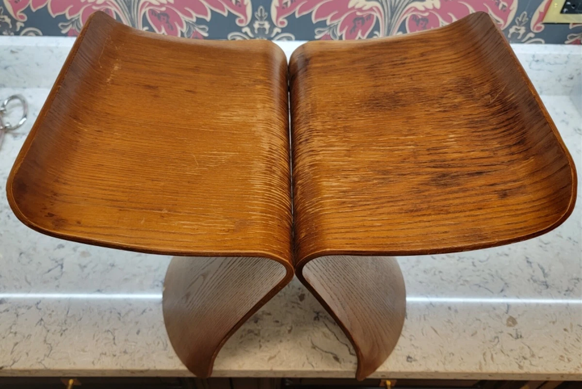 Original Early 1960s MCM Vintage Sori Yanagi Butterfly Stool by