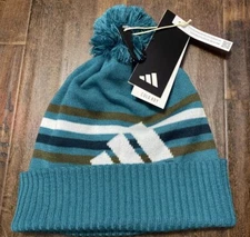 NWT ADIDAS Golf Cold Dry Pom Beanie Arctic Fusion  One Size