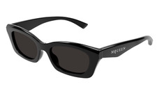 Alexander McQueen AM0474S 001 Black Sunglasses Unisex New Authentic