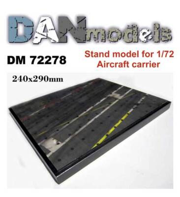 Stand for Models Topic: Aircraft Carrier Deck 240X290 mm 1/72 Dan Models 72278