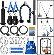 SERTT Weight Cable Pulley System Gym, Upgraded Cable Pulley Attachments for G...
