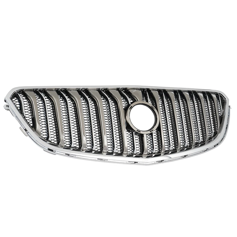 Front Upper Bumper Grill Grille For 2013-2016 2017 Buick Enclave Chrome 84055812 - Image 4 of 4