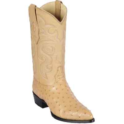 LOS ALTOS ORYX GENUINE FULL QUILL OSTRICH J-TOE WESTERN BOOT (D) 990311