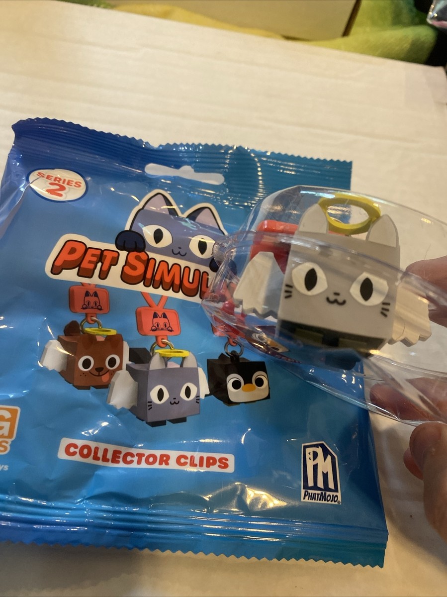 Pet Simulator X Series 2 Collector Clip Mystery Pack ANGEL CAT