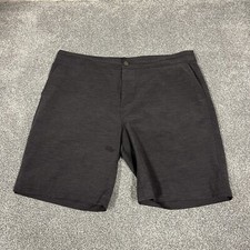 Faherty All Day Shorts Mens 36 Dark Gray 8.5 Inseam Beach Surf