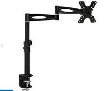 Mount It Full Motion Single Monitor Desk Mount its monitors from 13" to 30"