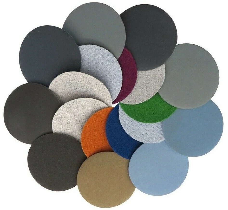 VIBRATITE Schleifscheiben 25 50 75 125 150mm Schleifpapier Schleifen Schmirgelpapier