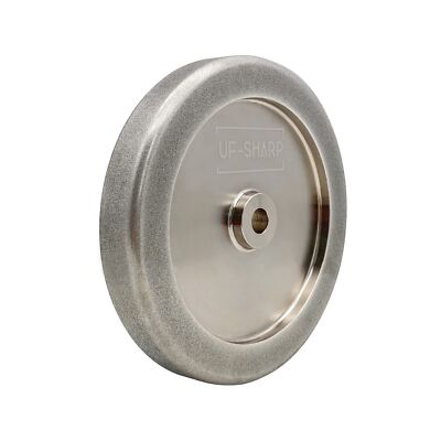 4 In 1 CBN Grinding Wheel 8 Inch 180 Grit,1.25" Wide,5/8" Arbor,80-1
