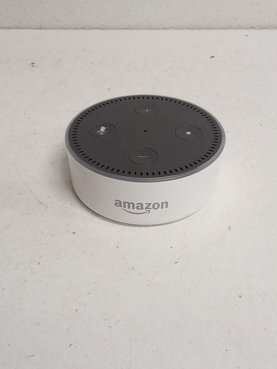 Amazon - Echo Dot 2nd gen Smart Speaker with Alexa-White NO CABLES