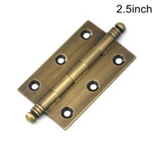 Decorative Brass Cabinet Vintage Hinges Cupboard Door Butt Hinges 2/2.5/3inch