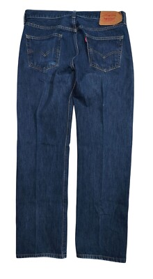 Levi Strauss 501 Original Fit Jeans Straight Leg W36 L32 Blue