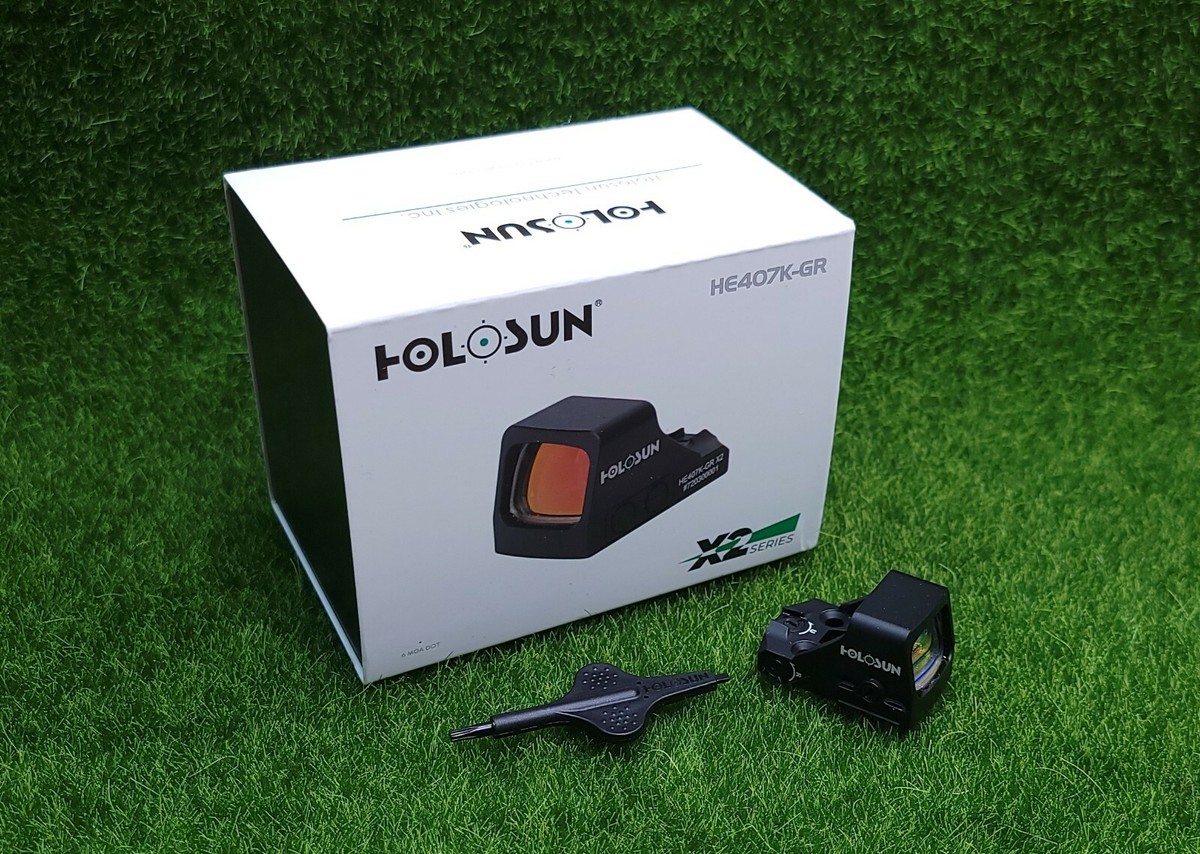 Holosun Open Reflex Compact Micro Green Dot Sight 6 MOA Reticle