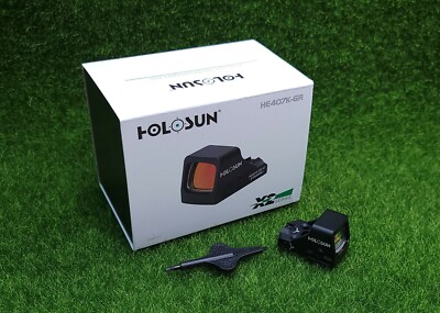 Holosun Open Reflex Compact Micro Green Dot Sight 6 MOA Reticle  - HE407K-GR X2