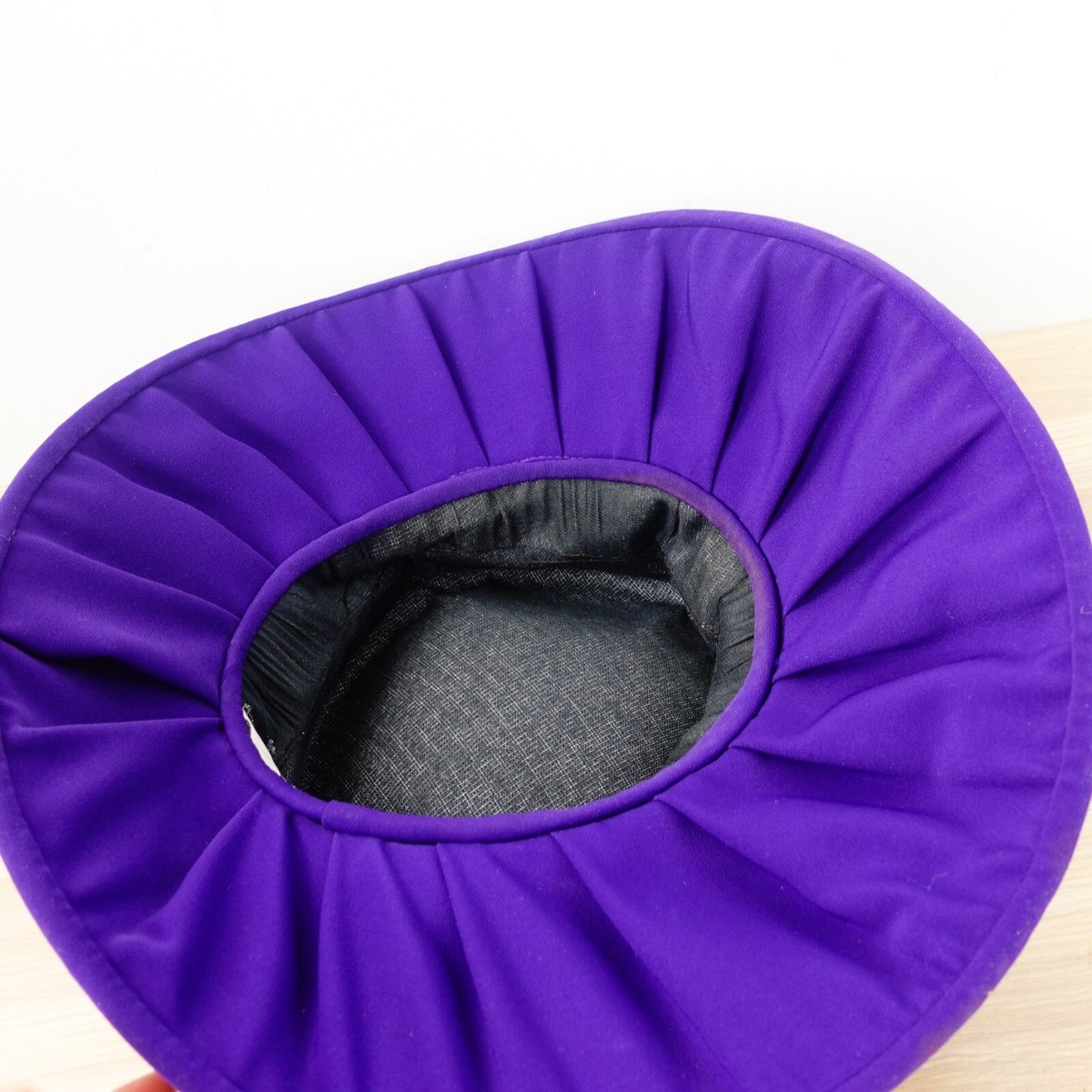 Vintage‎ CARAMIA Hats Fascinator Royal Blue Wide Brim Tea Party Crystal Stud Bow Vintage CARAMIA Hats Fascinator Royal Blue Wide Brim Tea  main image 2