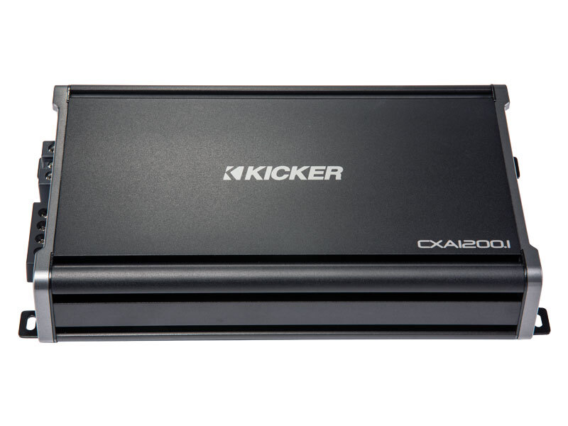 Kicker 43CXA12001 Mono CXA1200.1 Amp 1200-Watt Class D Car