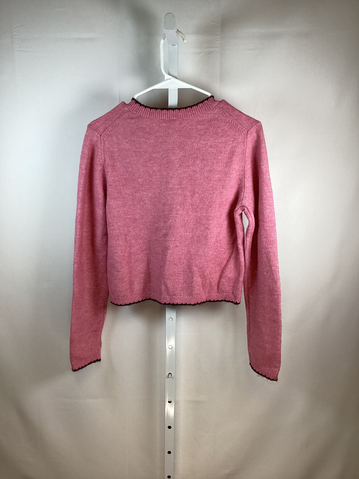 Divided Button Down Sweater Size S - image 2