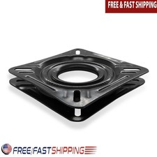 Square Swivel Boat Seat Mount 360 Degree Rotation Non Locking Heavy Duty Steel