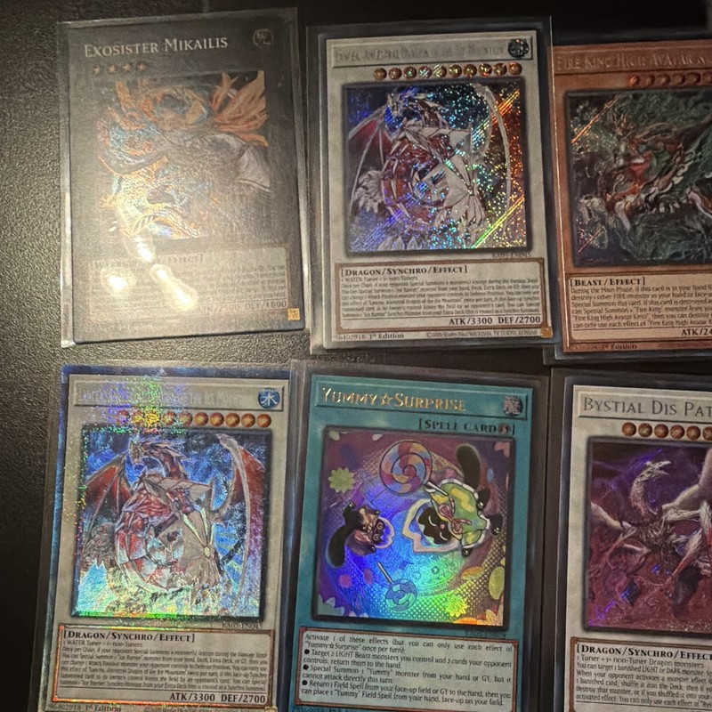 Konami Yu-Gi-Oh! TCG BLC1 12 Foil 1st Ed Lot English Mikailis Dis Pater