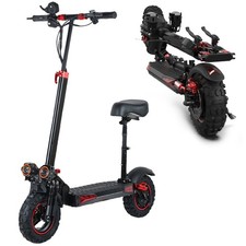 Electric Scooter 48v 1200W For Adult 11 inch Off Road Fat Tires Fast Speed MAX
