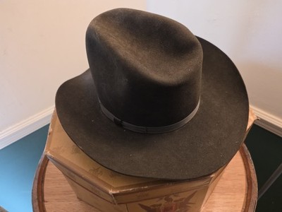 1950s Vintage Knox Twenty 20 Brown Fur Felt Western Hat 7 ⅜ | eBay
