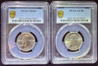 1939-P & 1962-P Washington Quarter PCGS AU58 - 90% Silver Coin Lot - 25c