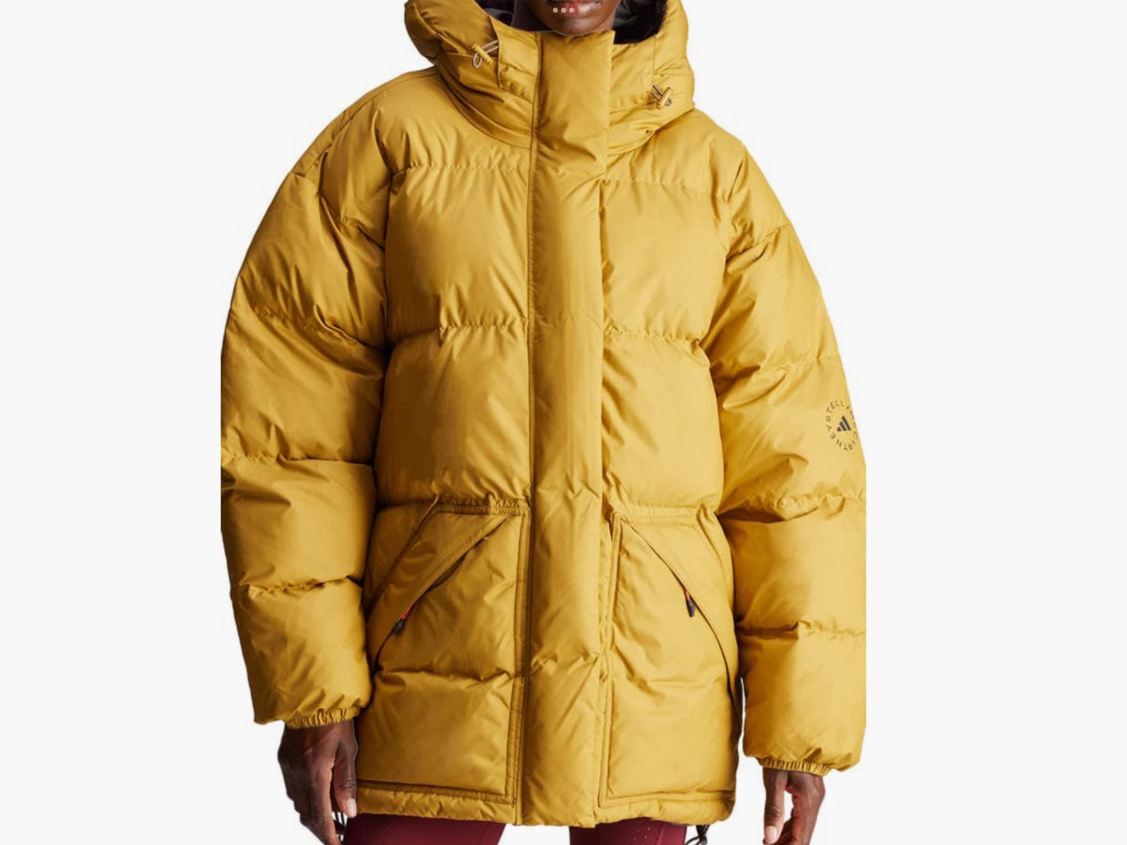 Stella McCartney — Adidas Stelle McCartney Reversable Puffer Jacket Sz.L New Gray/Desert Dune Color