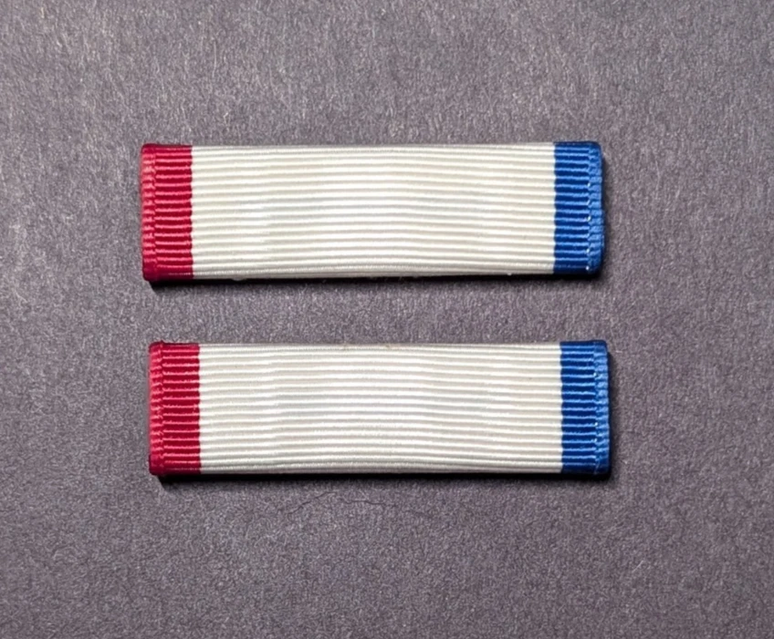 Moiré Ribbon! California State Guard Training Excellence Ribbon- New -Set of 2