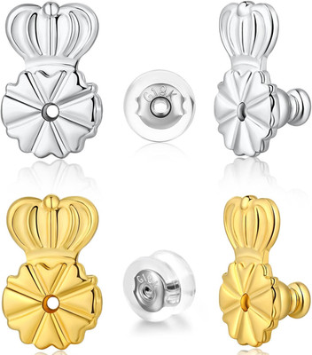 6 PCS Earring Backs Replacement for Studs, Droopy Ears & Heavy Earrings,  Well M