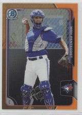 2015 Bowman Chrome Prospects Orange Refractor 23/25 Max Pentecost #BCP162 fm0