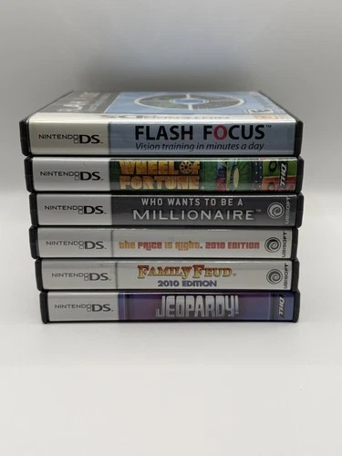 Nintendo DS Game Lot 6 Games w/ Manual Tested Works Very Good Condition