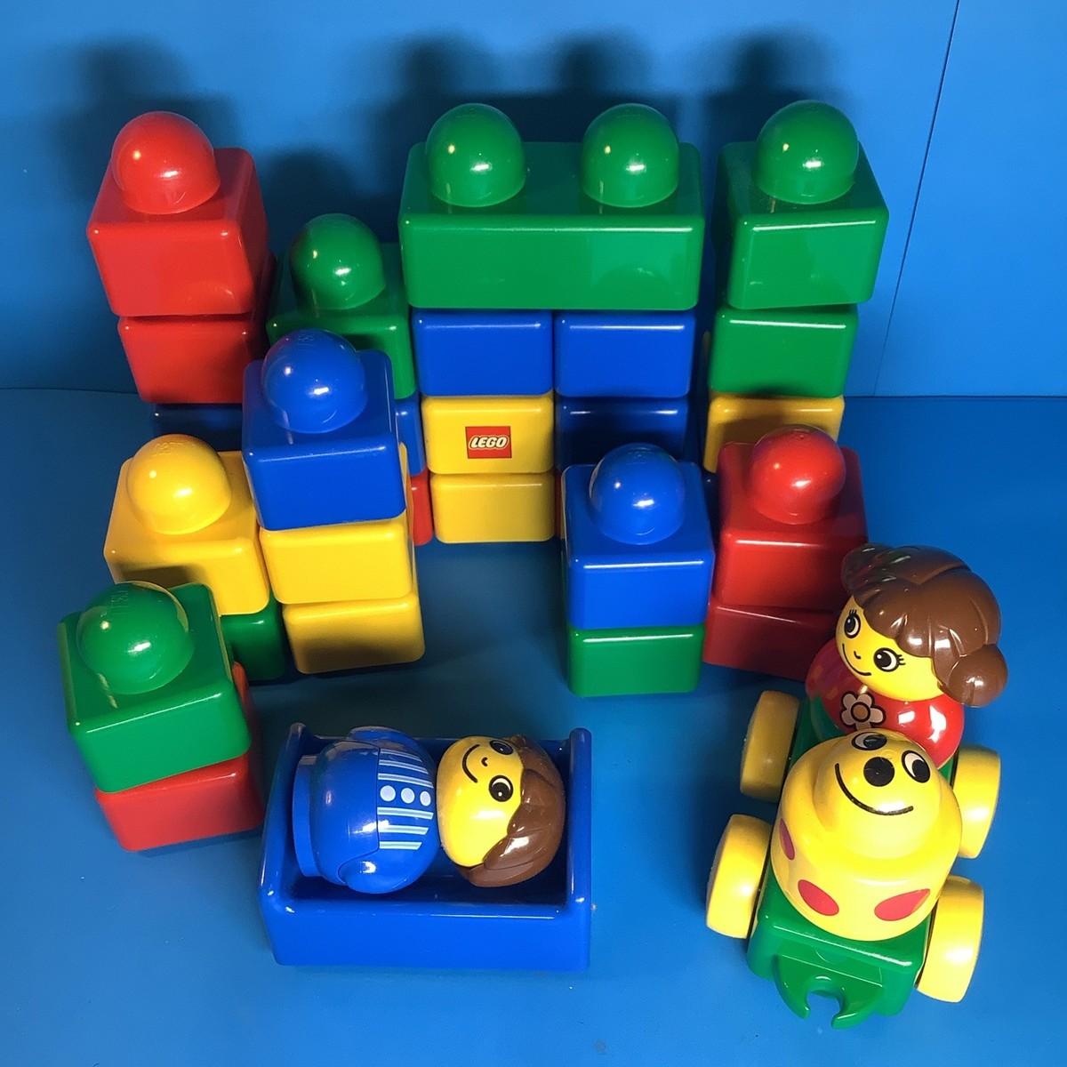Lot of 33 LEGO Duplo Primo Blocks