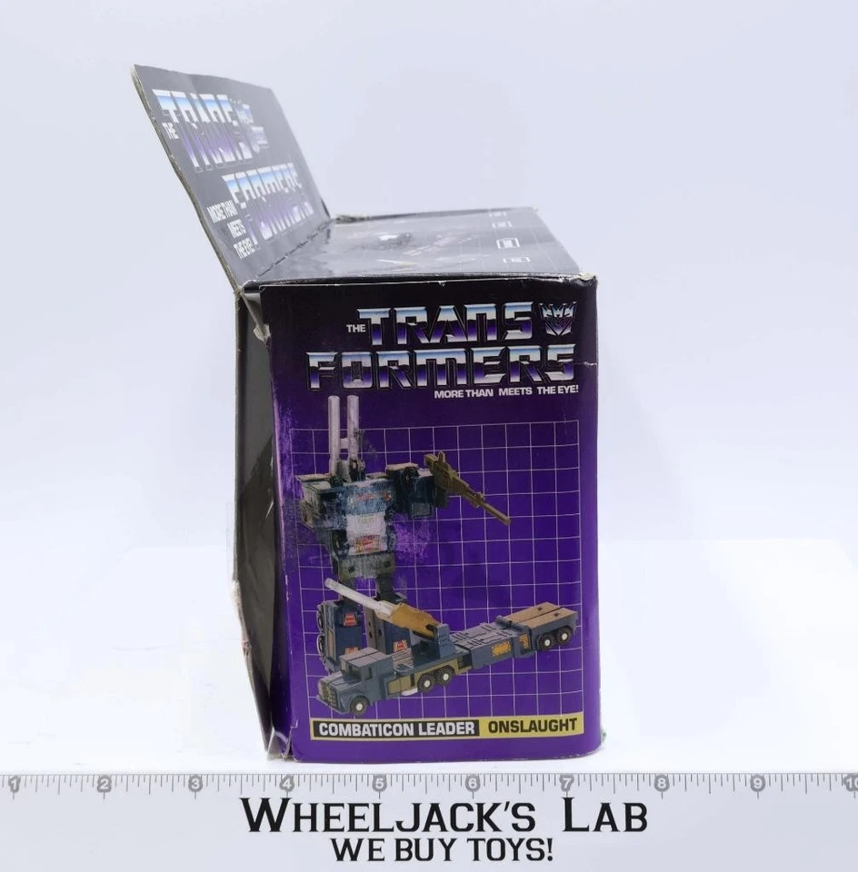 Onslaught EMPTY BOX 1986 Vintage Hasbro G1 Transformers Action Figure - Image 2 of 4