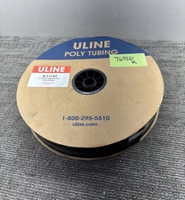 ULINE S-11127 Poly Tubing  2”x1000’ Black 769321